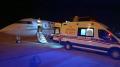 Ambulans uçak 2 günlük down sendromlu bebek için havalandı
