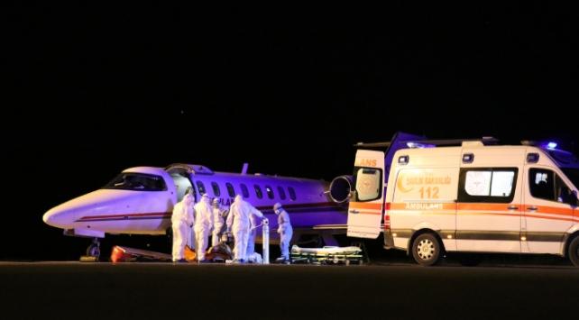 Ambulans uçak Rusya'daki 2 Türk için havalandı