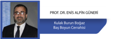 Prof. Dr. Alpin Güneri MD MSc Kulak Burun Boğaz Uzmanı