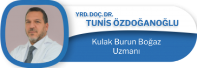 Yrd. Doç. Dr. Tunis Özdoğanoğlu Kulak Burun Boğaz Uzmanı